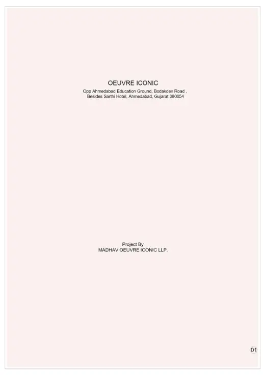 Oeuvre Iconic, brochure preview | City Property Services