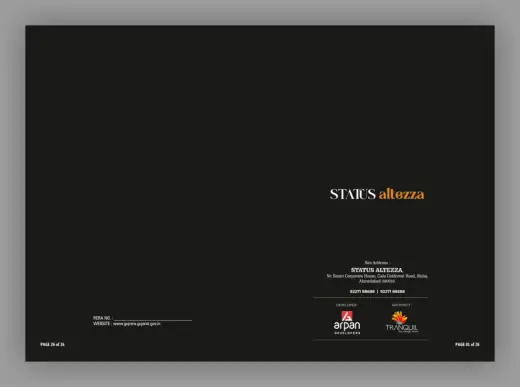 Status Altezza, brochure preview | City Property Services