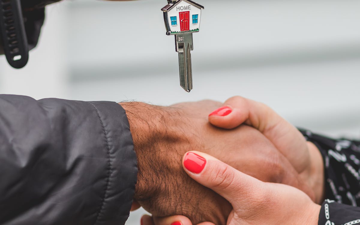 Handing over the keys to a home