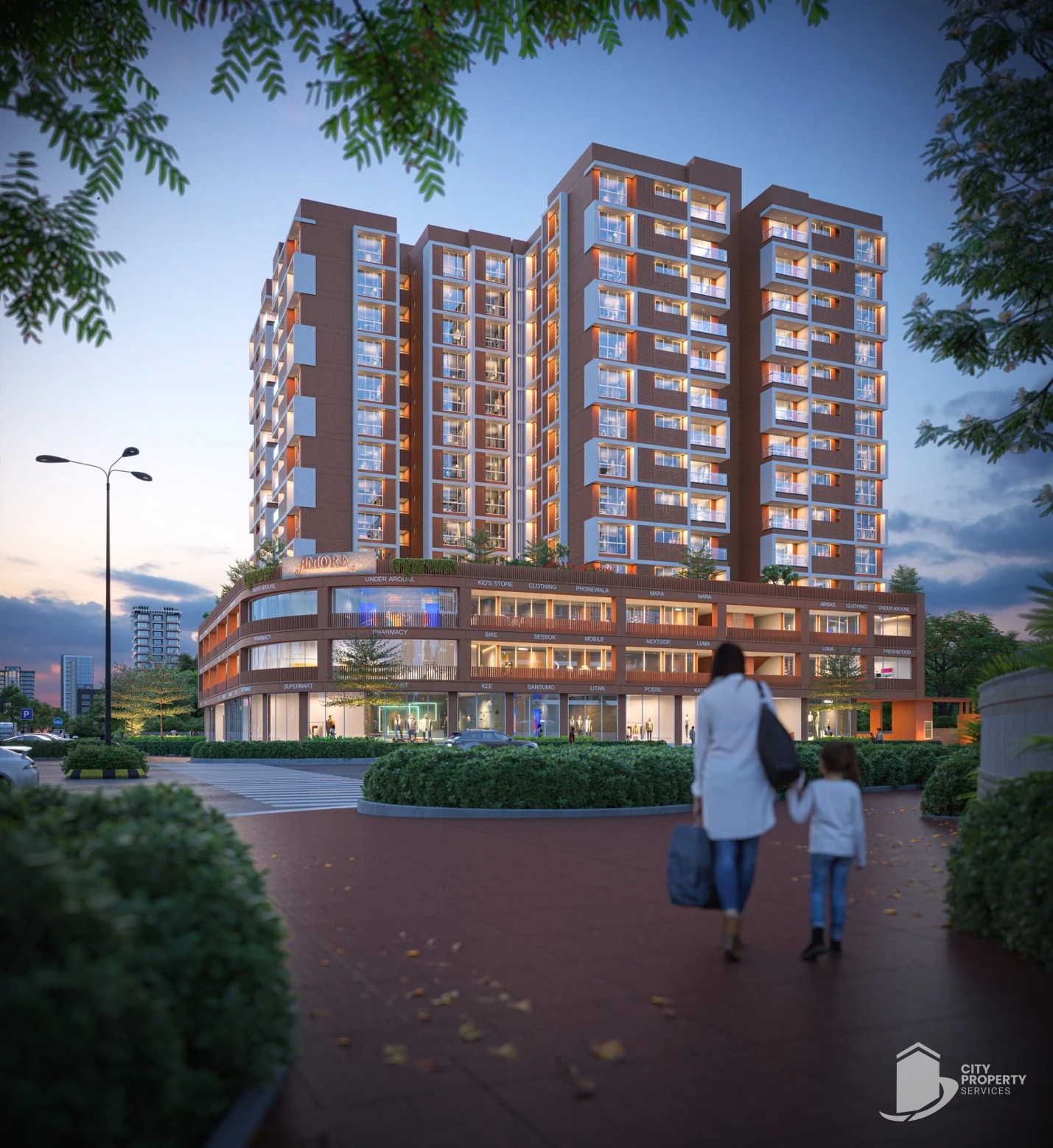Amora, Adani Shantigram — developer render