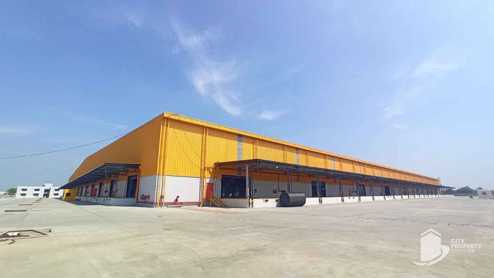 Warehouse in Bhayla, Ahmedabad — exterior view