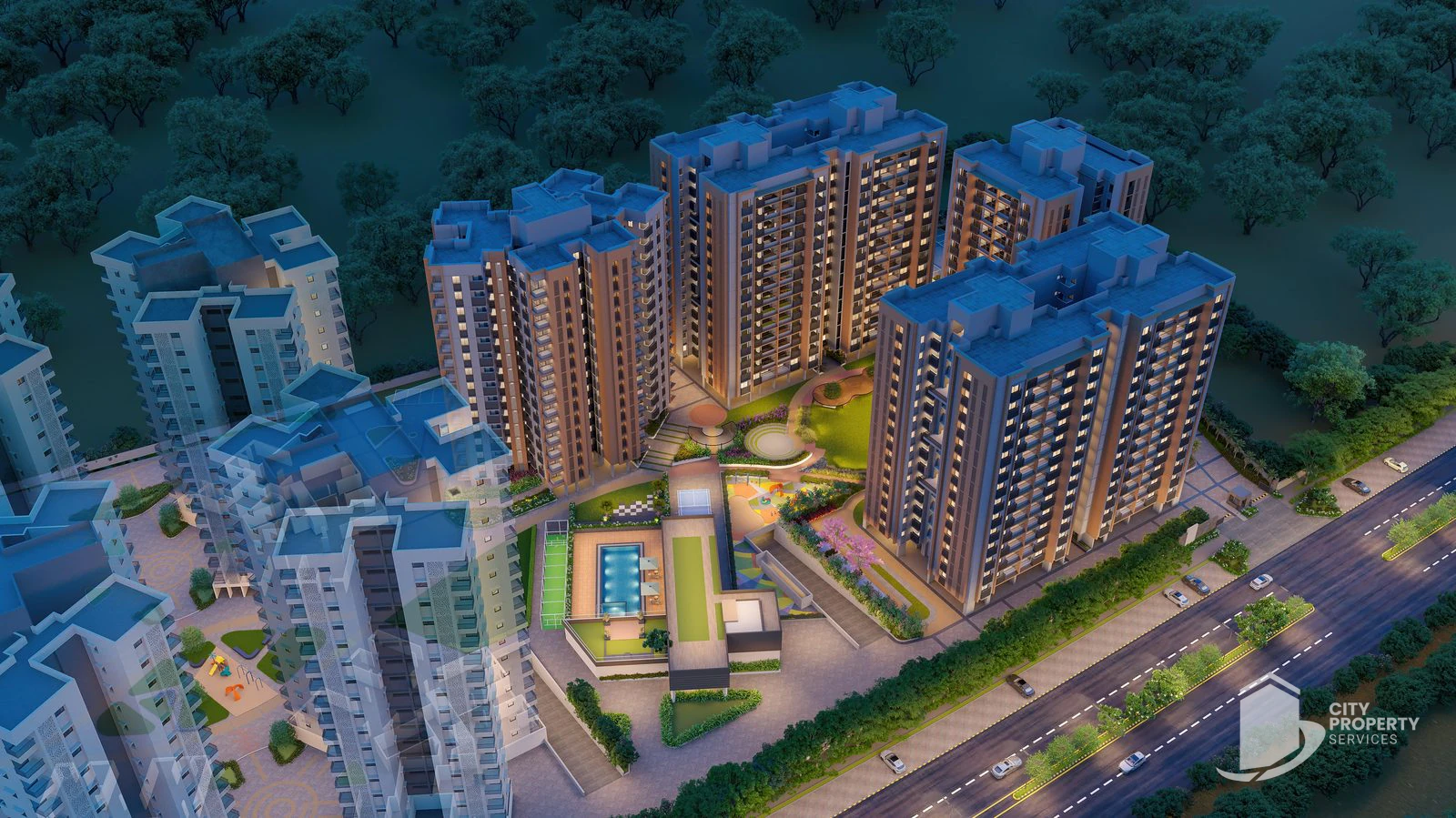 Elysium Novus, Adani Shantigram — developer render