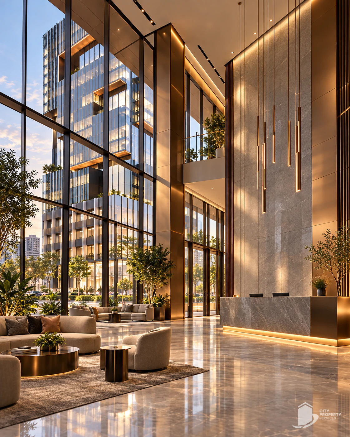 The Prospera, Vaishnodevi Circle — Lobby