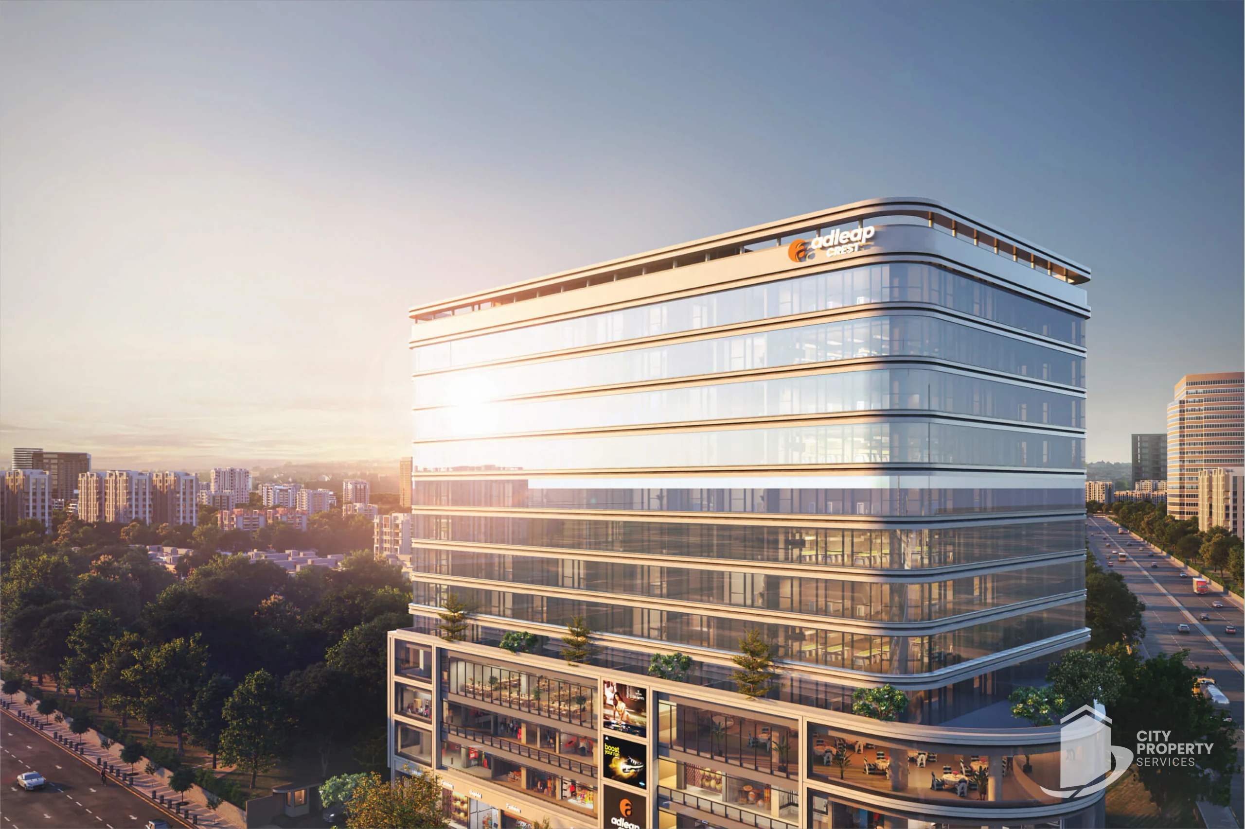 Adleap Crest, Vaishnodevi Circle, exterior | City Property Services
