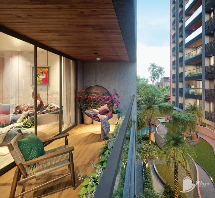 Akshar Ocean Pearl, Ambli, balcony | City Property Services