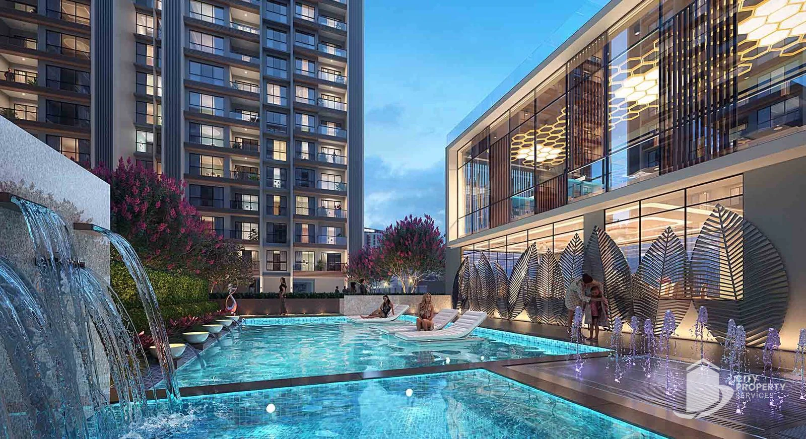 Ambrosia, Adani Shantigram, swimming pool & kids pool (developer image) | City Property Services