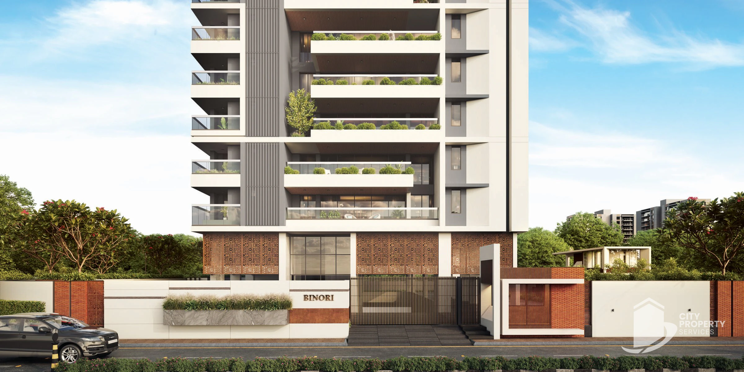 Binori Belmont, Ambli, entrance | City Property Services