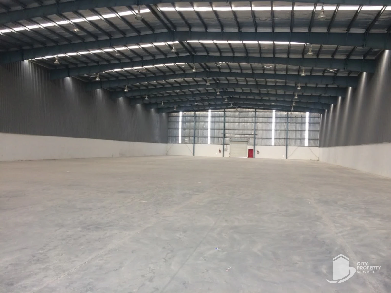 Warehouse in Kathwada, Ahmedabad — interior view