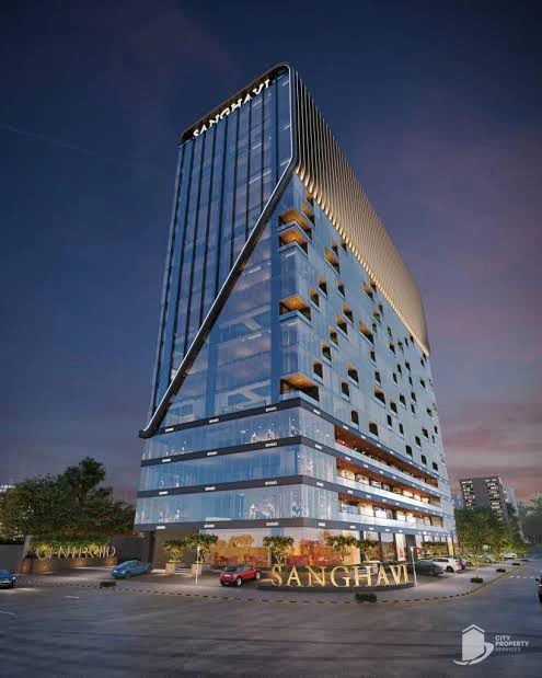Centroid, Ambli, night view | City Property Services