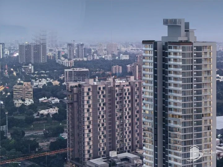 HN Safal The Park, Ambli, aerial view | City Property Services