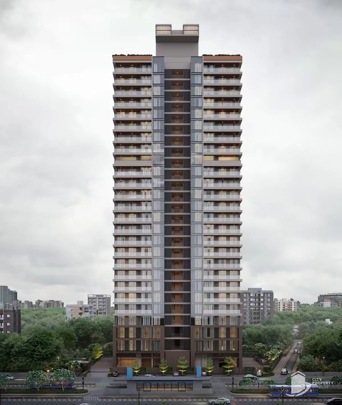 HN Safal The Park, Ambli, exterior | City Property Services