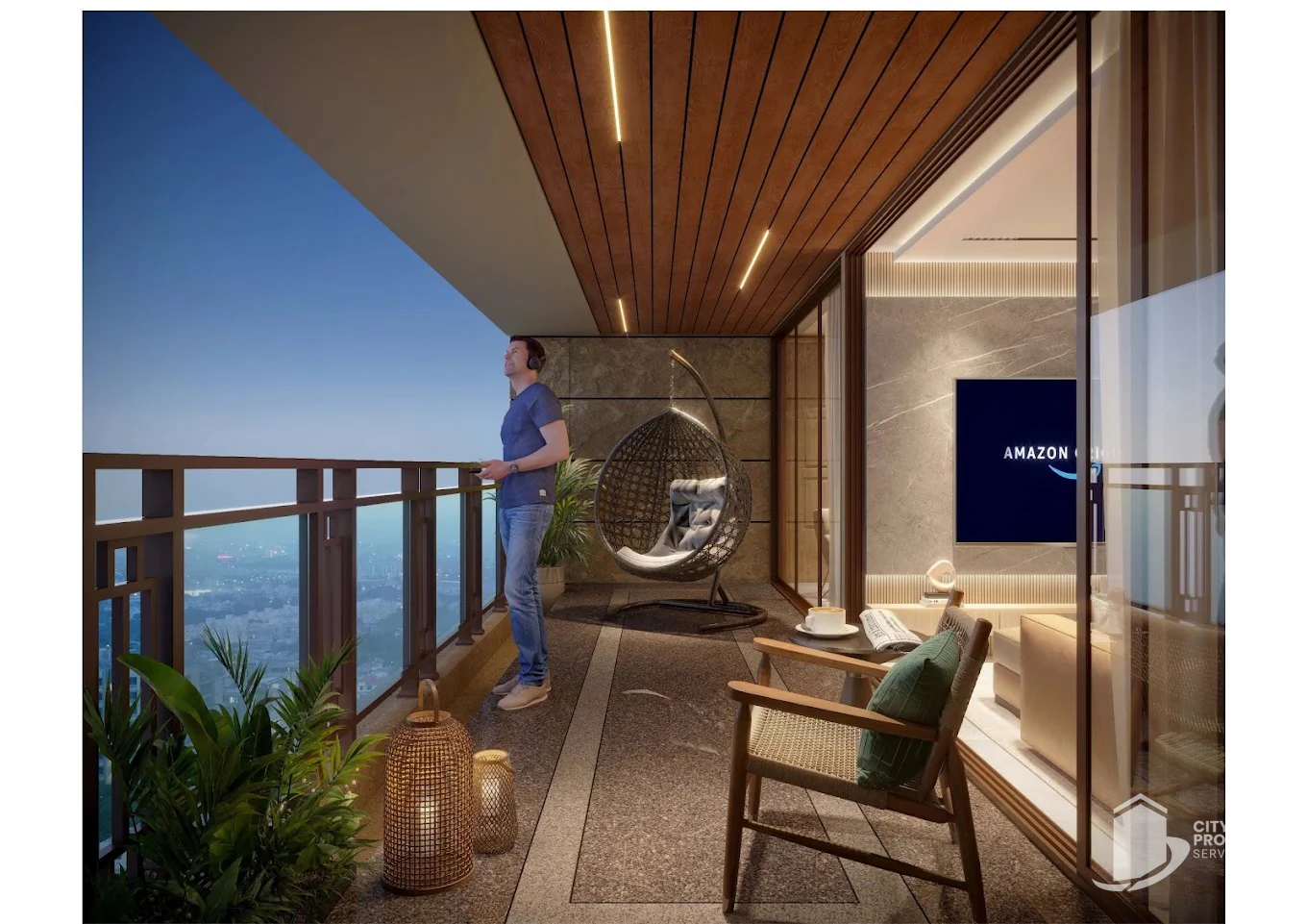 Rajyash Richmond 3, Ambli, balcony | City Property Services