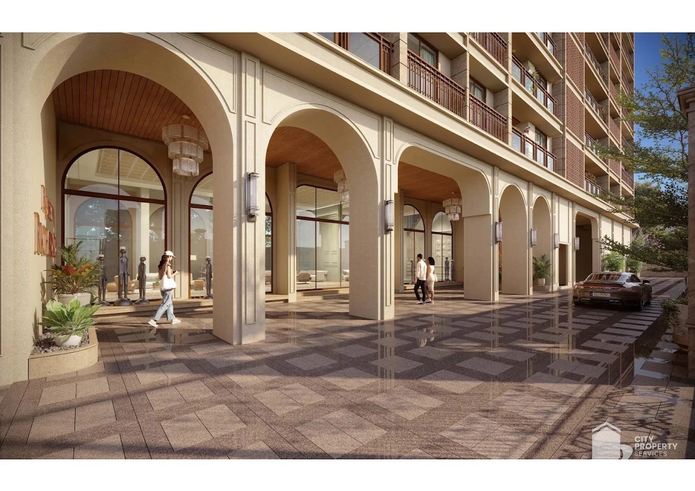 Rajyash Richmond 3, Ambli, entrance | City Property Services