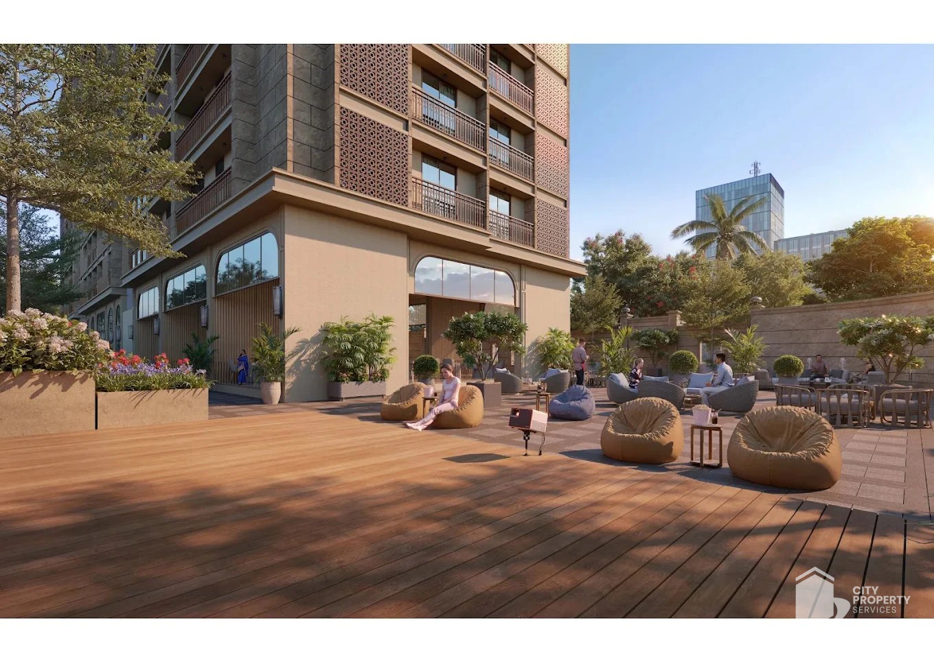 Rajyash Richmond 3, Ambli, landscape | City Property Services