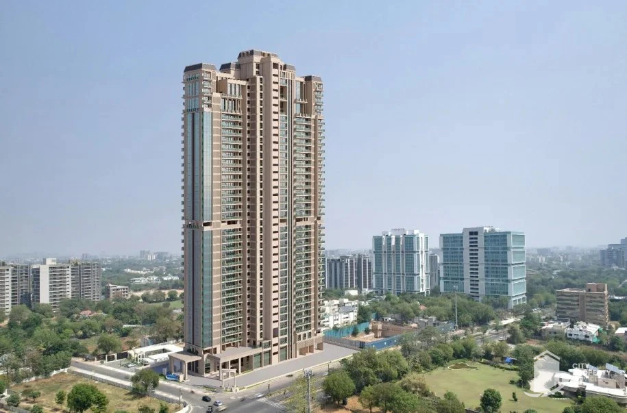 Rajyash Royce One, Ambli, aerial view | City Property Services