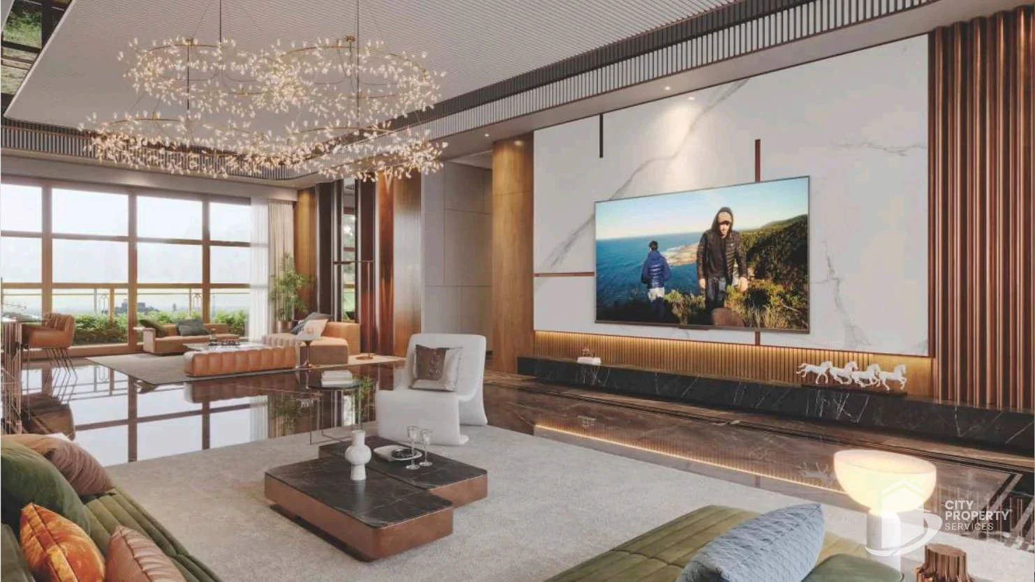 Rajyash Royce One, Ambli, living room | City Property Services