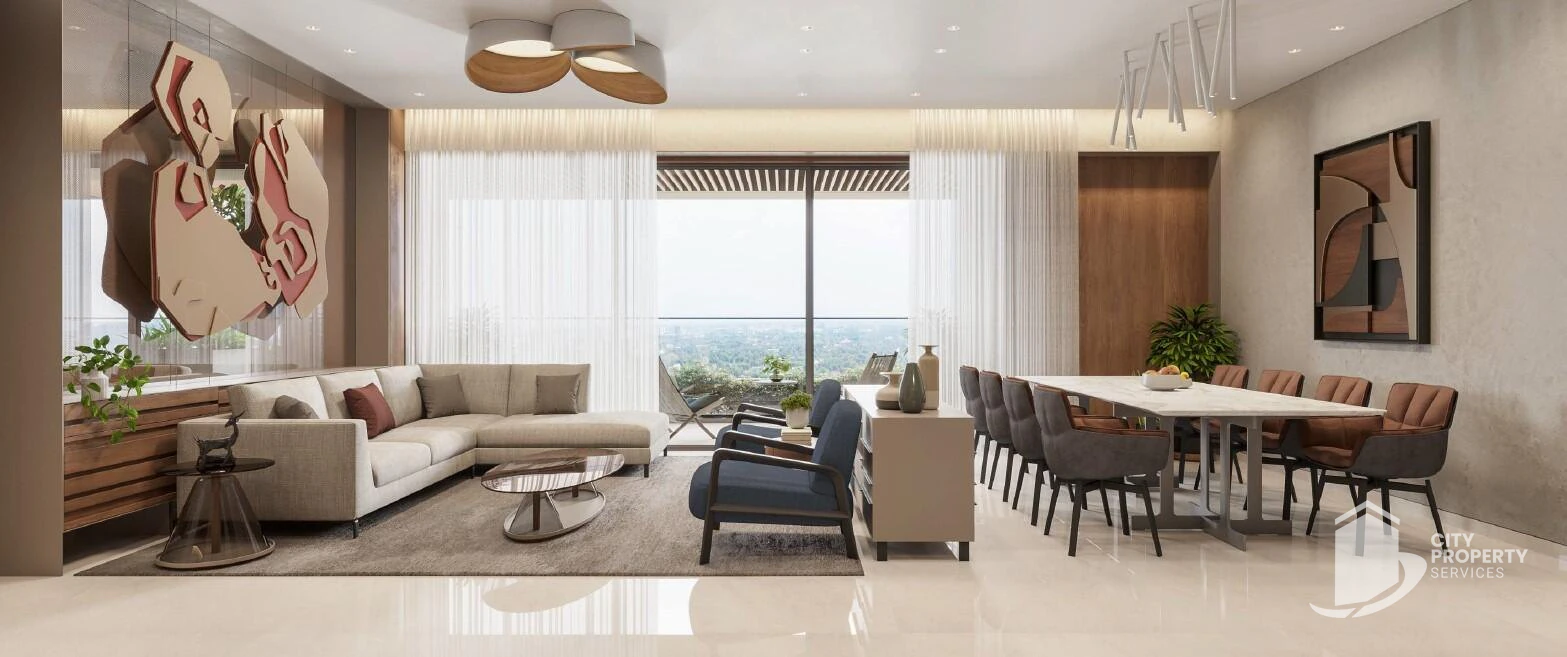 Saiyamm Apricus, Ambli, living room | City Property Services