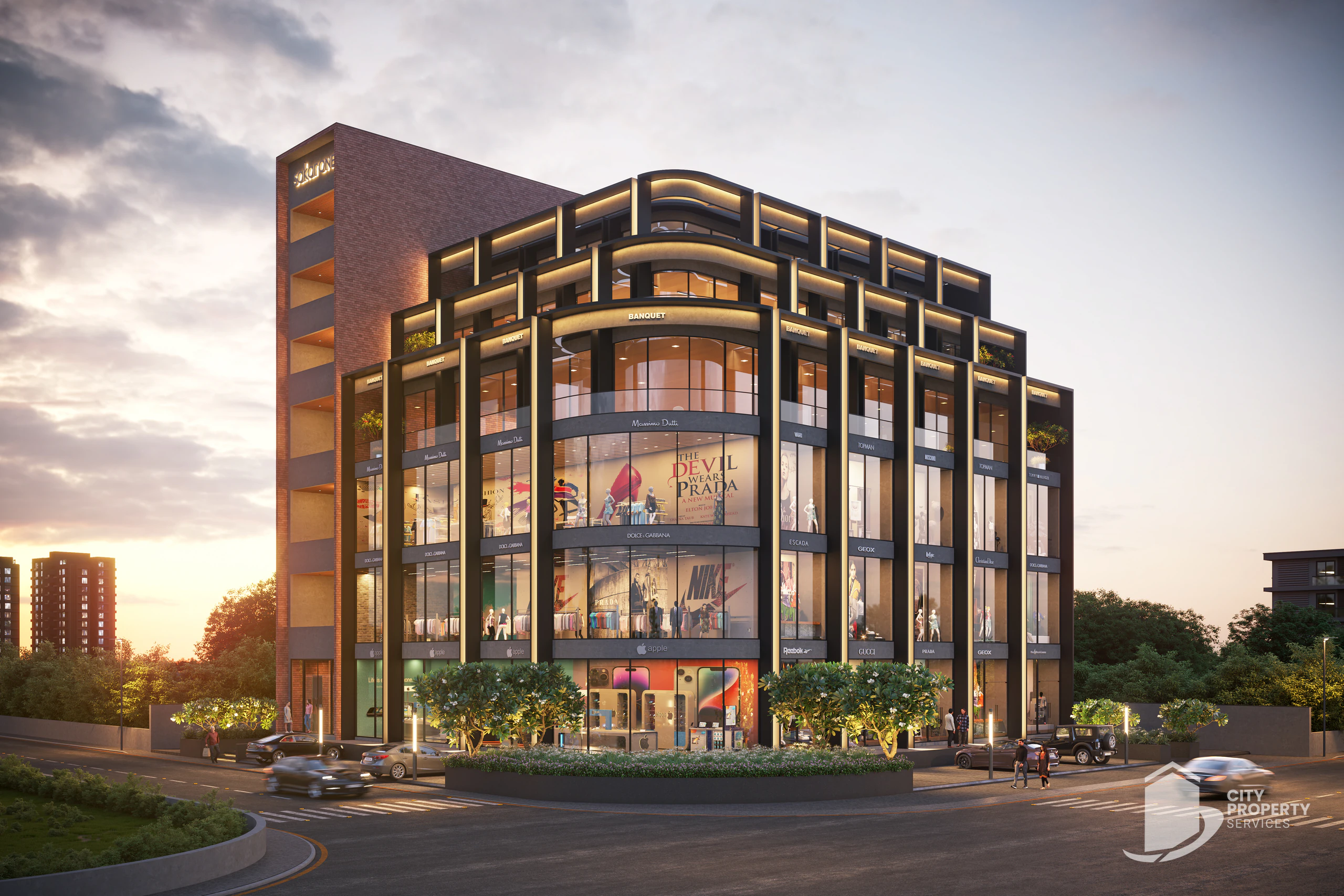 Sakar One, Thaltej, exterior | City Property Services