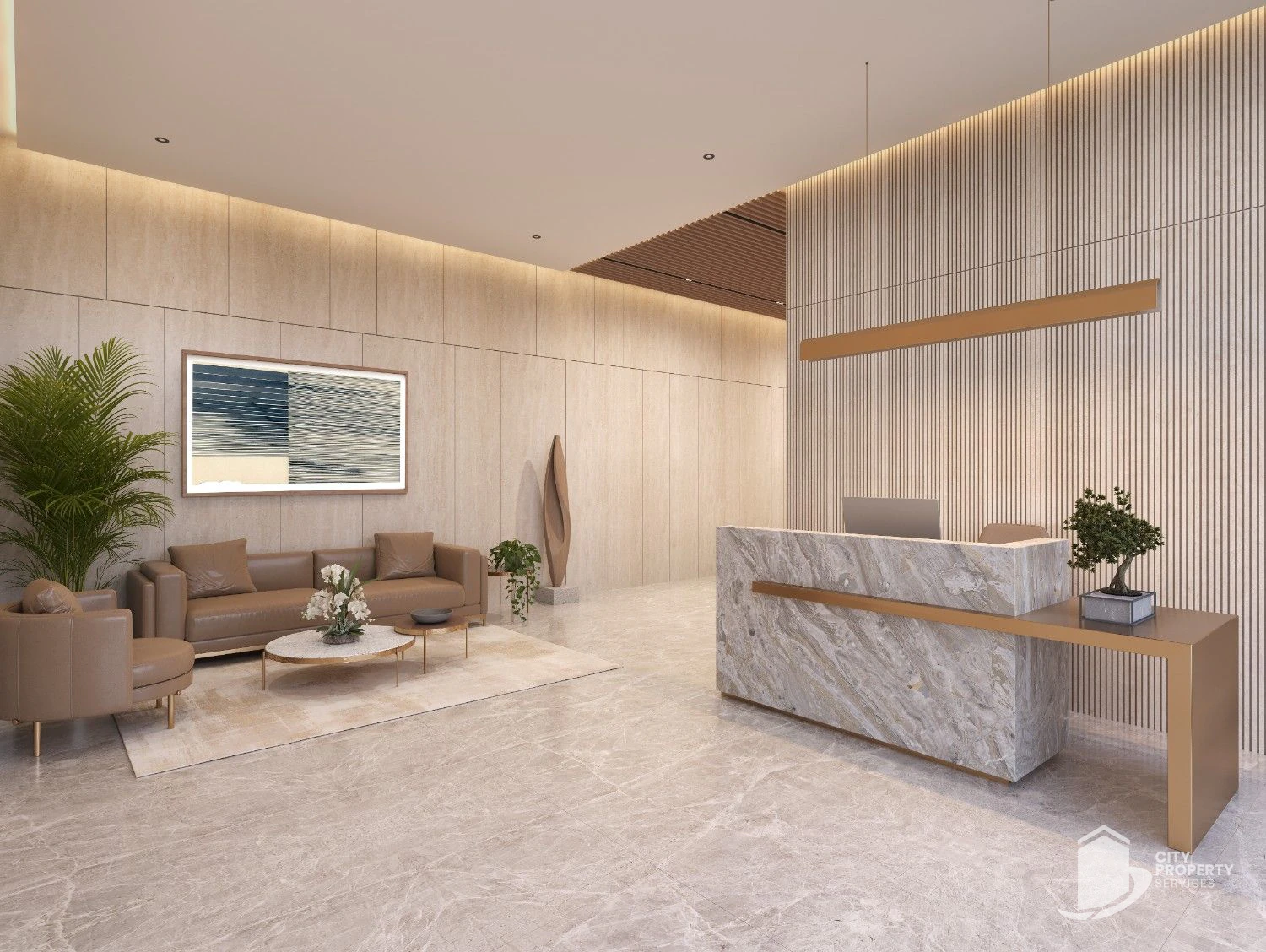 Sakar Two, Ambli, lobby | City Property Services