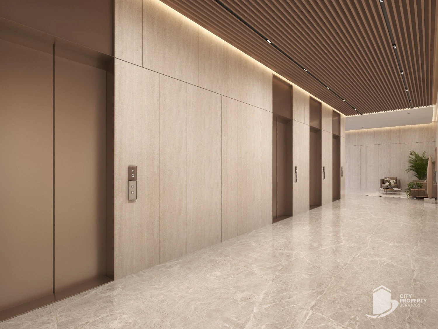 Sakar Two, Ambli, lobby | City Property Services