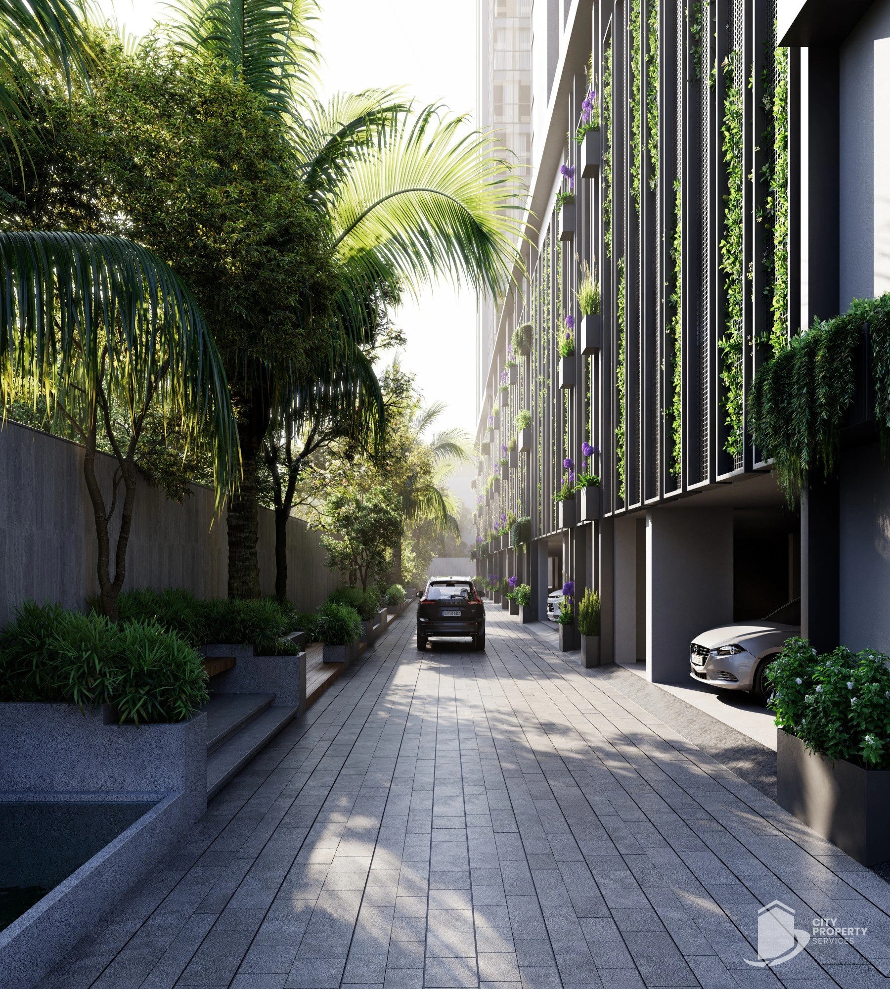 Satyamev Luxor, Ambli, entrance | City Property Services