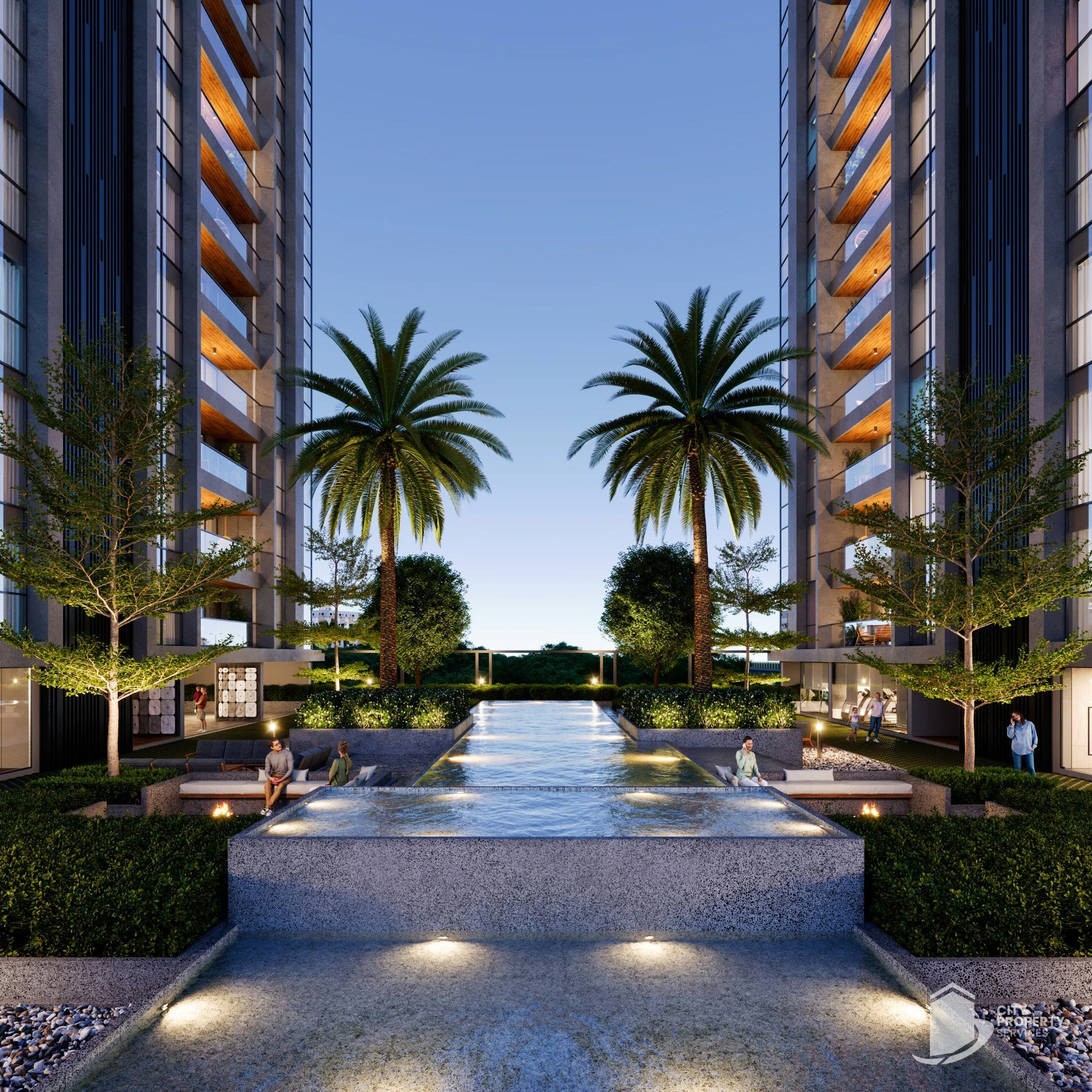 Satyamev Luxor, Ambli, landscape | City Property Services