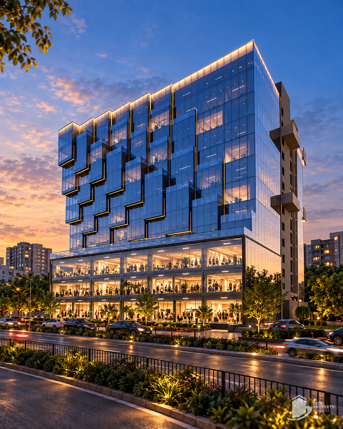 Shilp Sacred, Ambli, exterior | City Property Services