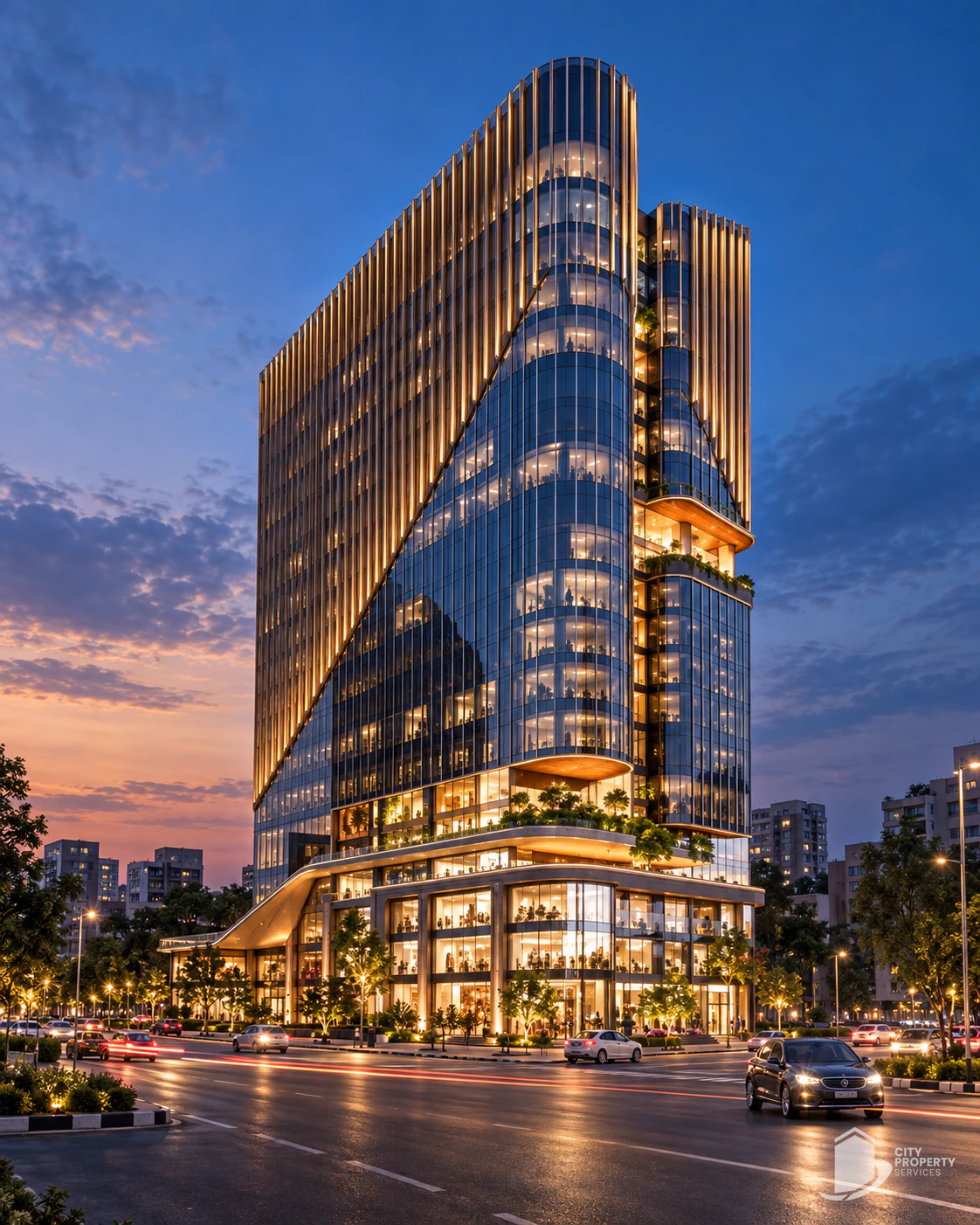 Skymac Vox, Sindhu Bhavan Road, exterior | City Property Services