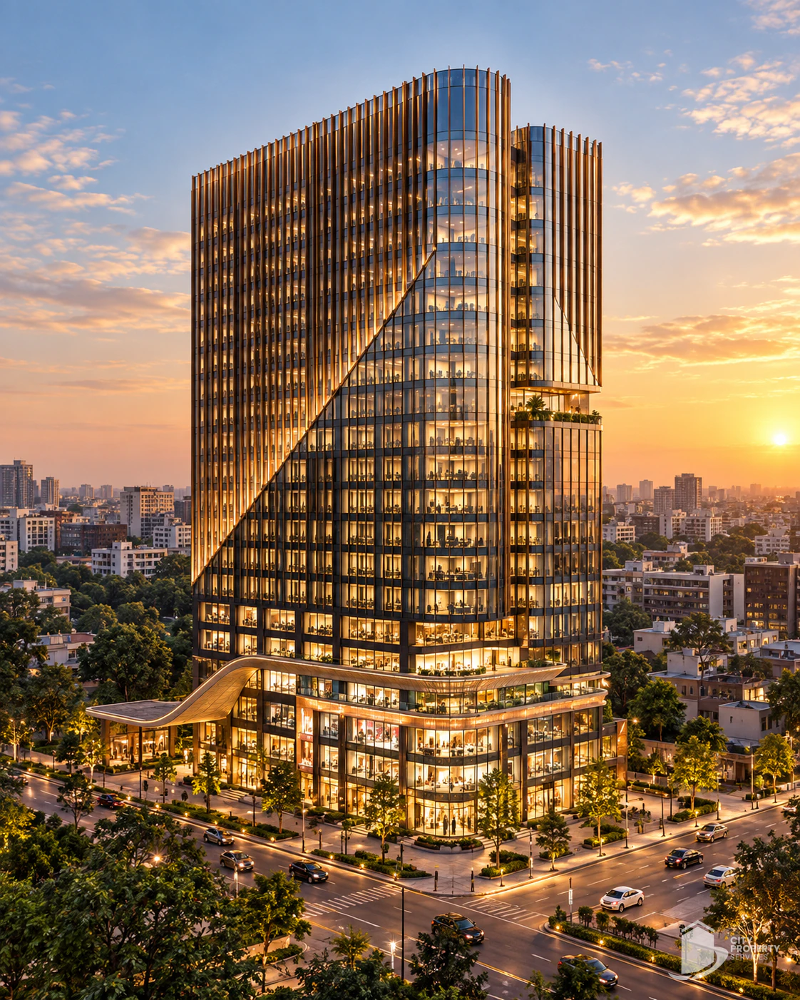 Skymac Vox, Sindhu Bhavan Road, exterior | City Property Services