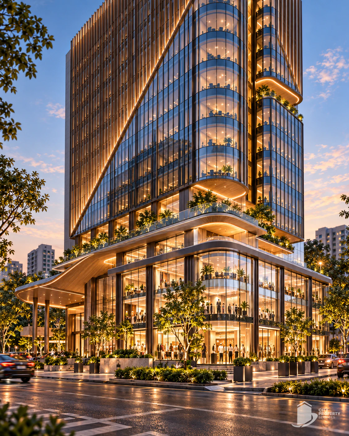 Skymac Vox, Sindhu Bhavan Road, exterior | City Property Services