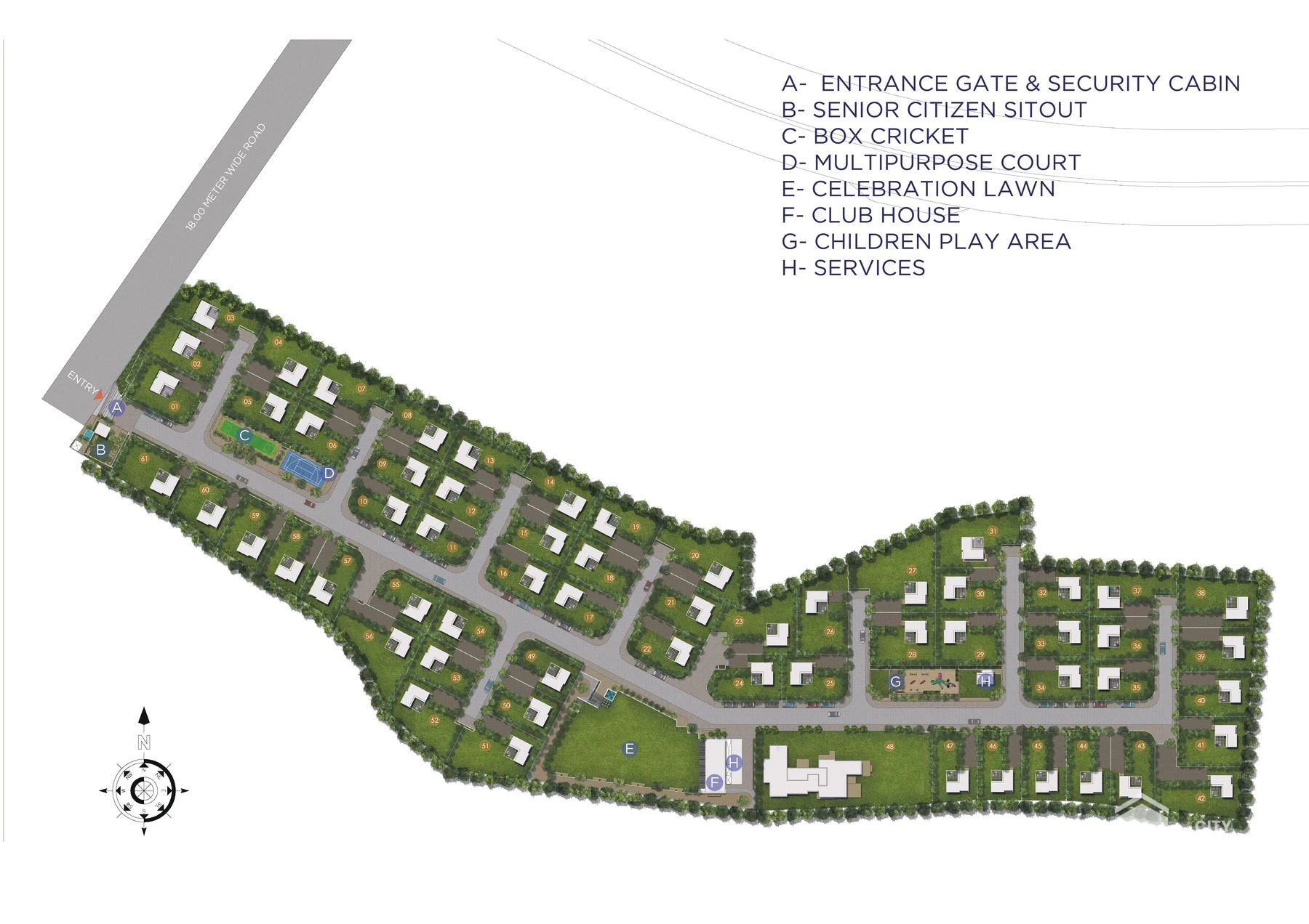 The West Park, Master layout | City Property Services