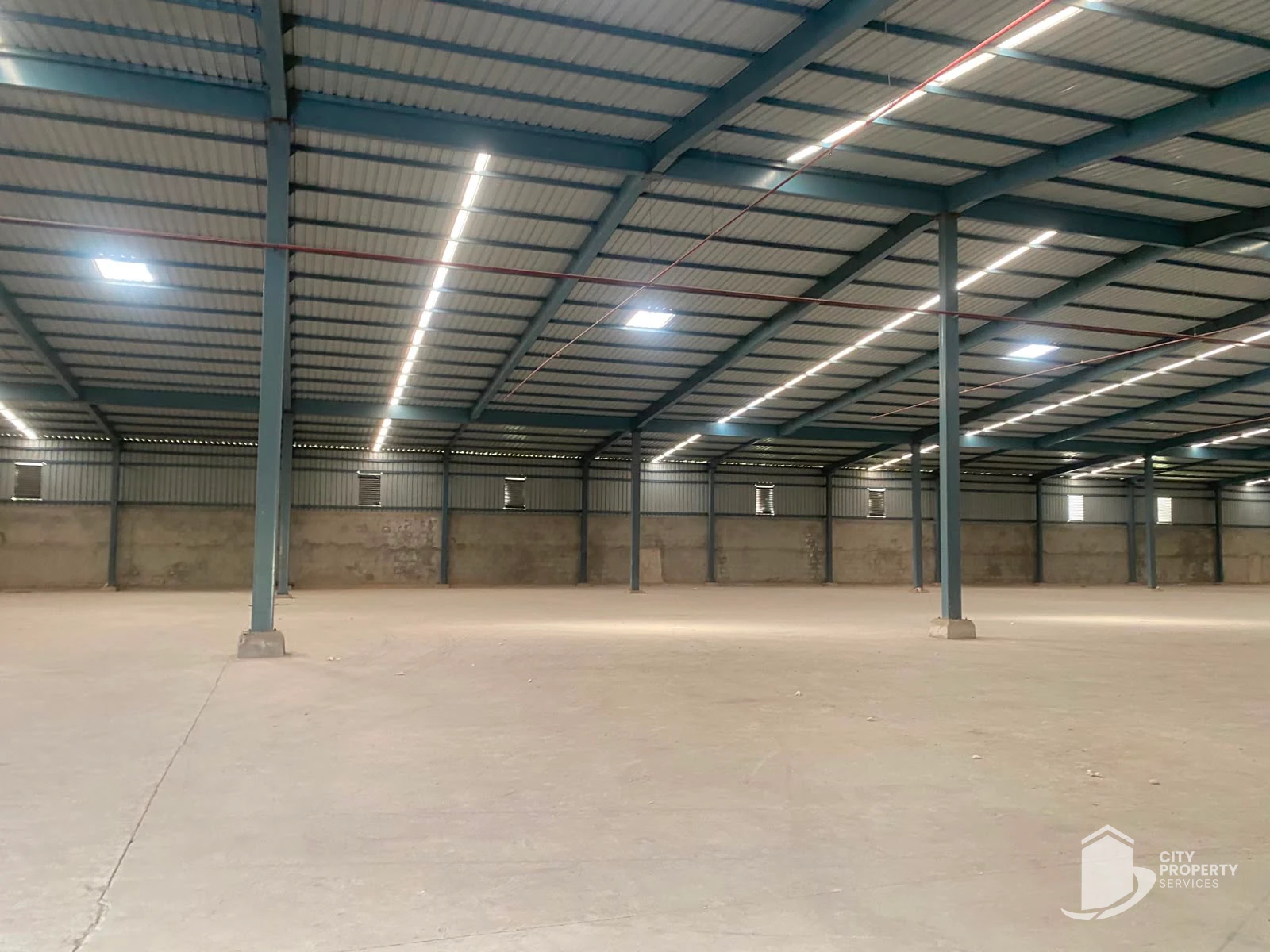 Warehouse in Pinglaj, Ahmedabad, interior view | City Property Services