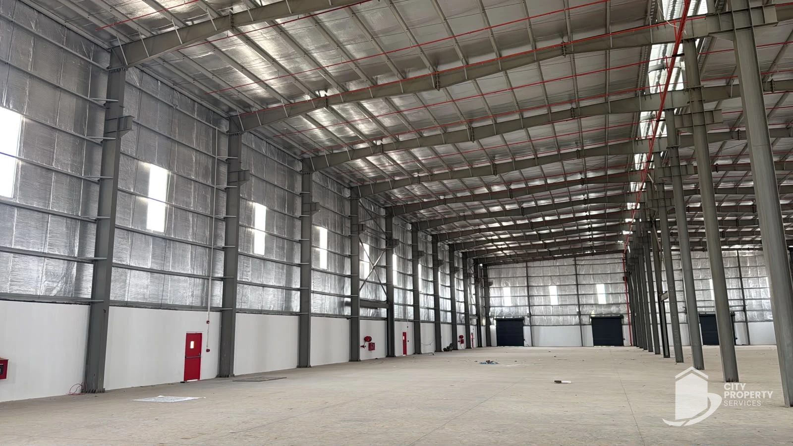Warehouse in Vasai, Ahmedabad, interior view | City Property Services