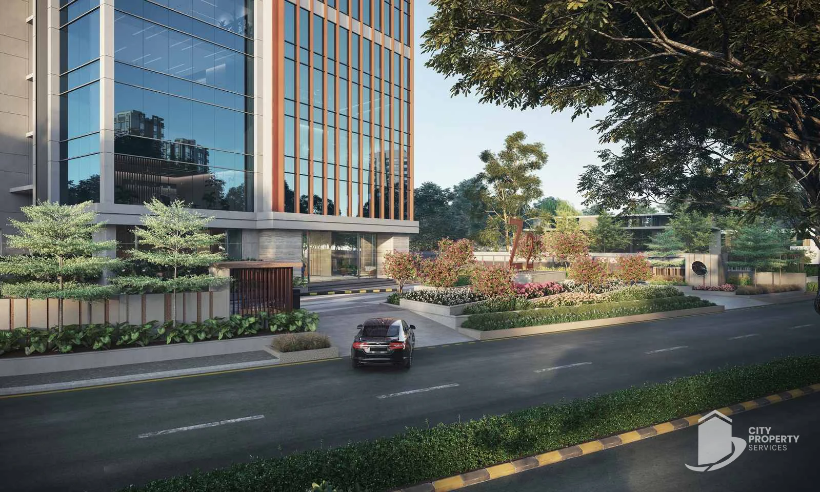 Z2, Thaltej, exterior | City Property Services
