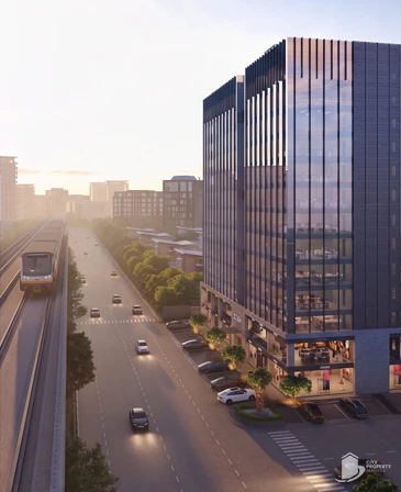 Zion Connect, Thaltej, aerial view | City Property Services