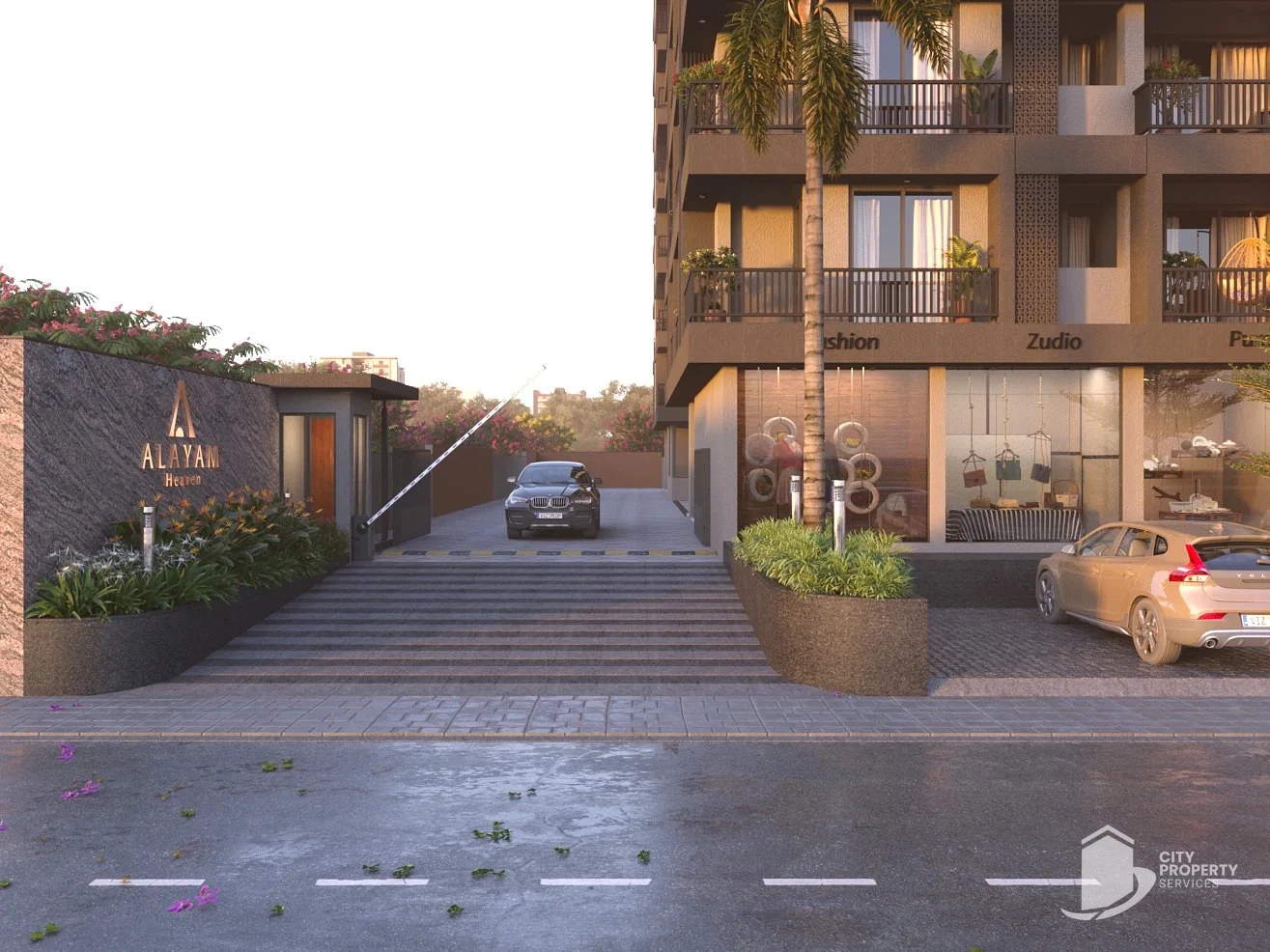 Alayam Heaven, Tragad, entrance | City Property Services