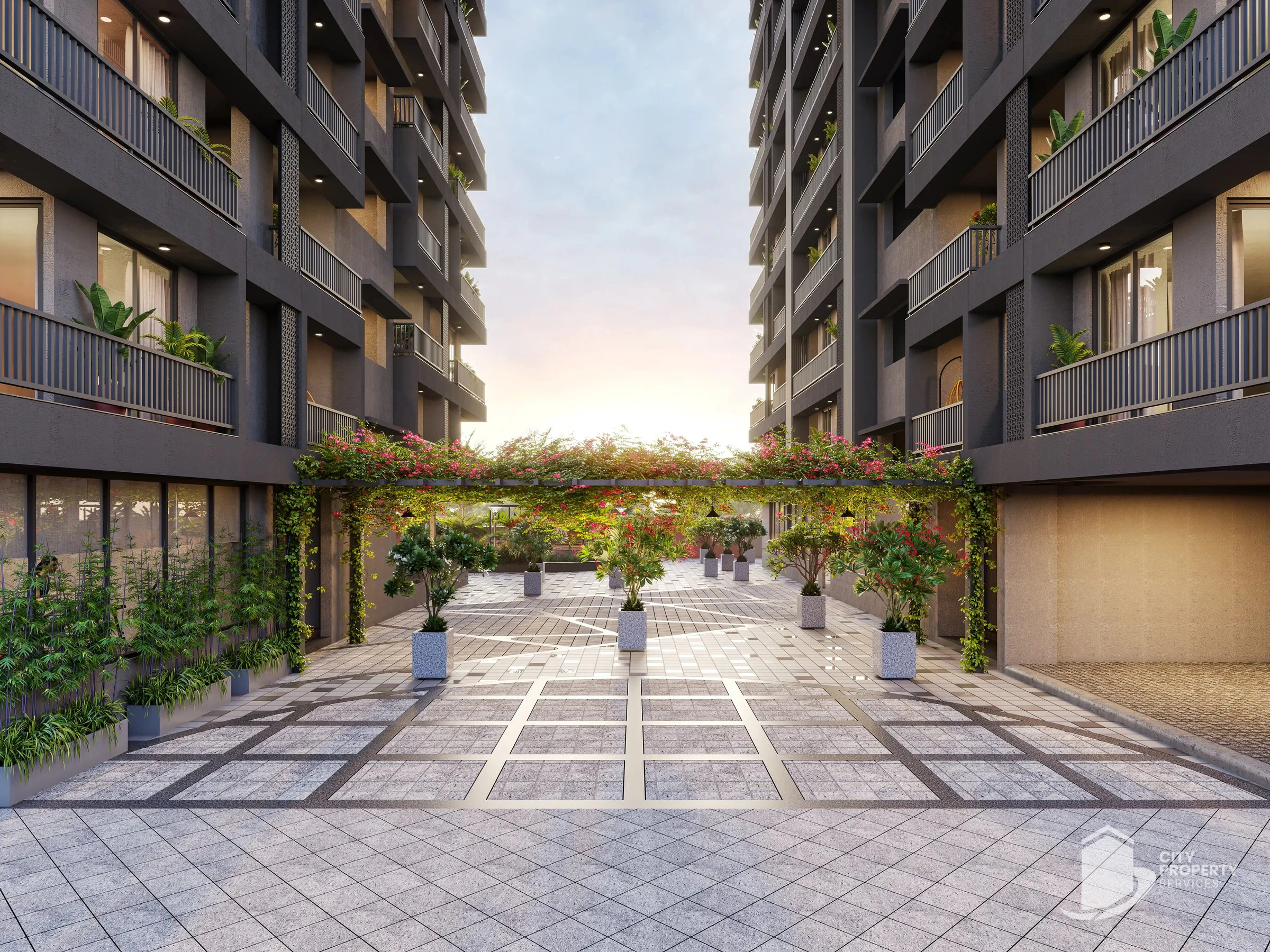 Alayam Heaven, Tragad, entrance | City Property Services
