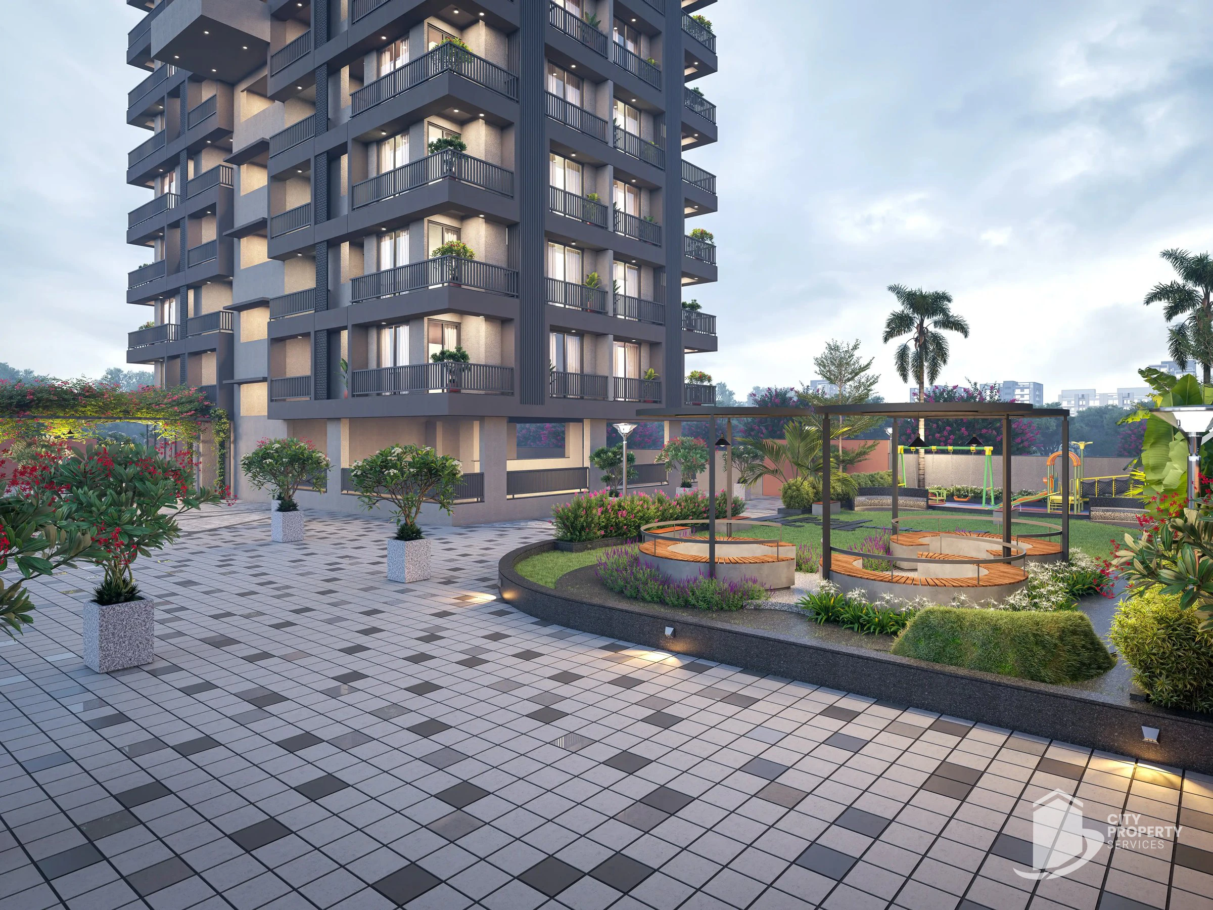 Alayam Heaven, Tragad, landscape | City Property Services