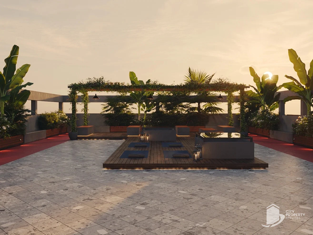 Alayam Heaven, Tragad, rooftop | City Property Services