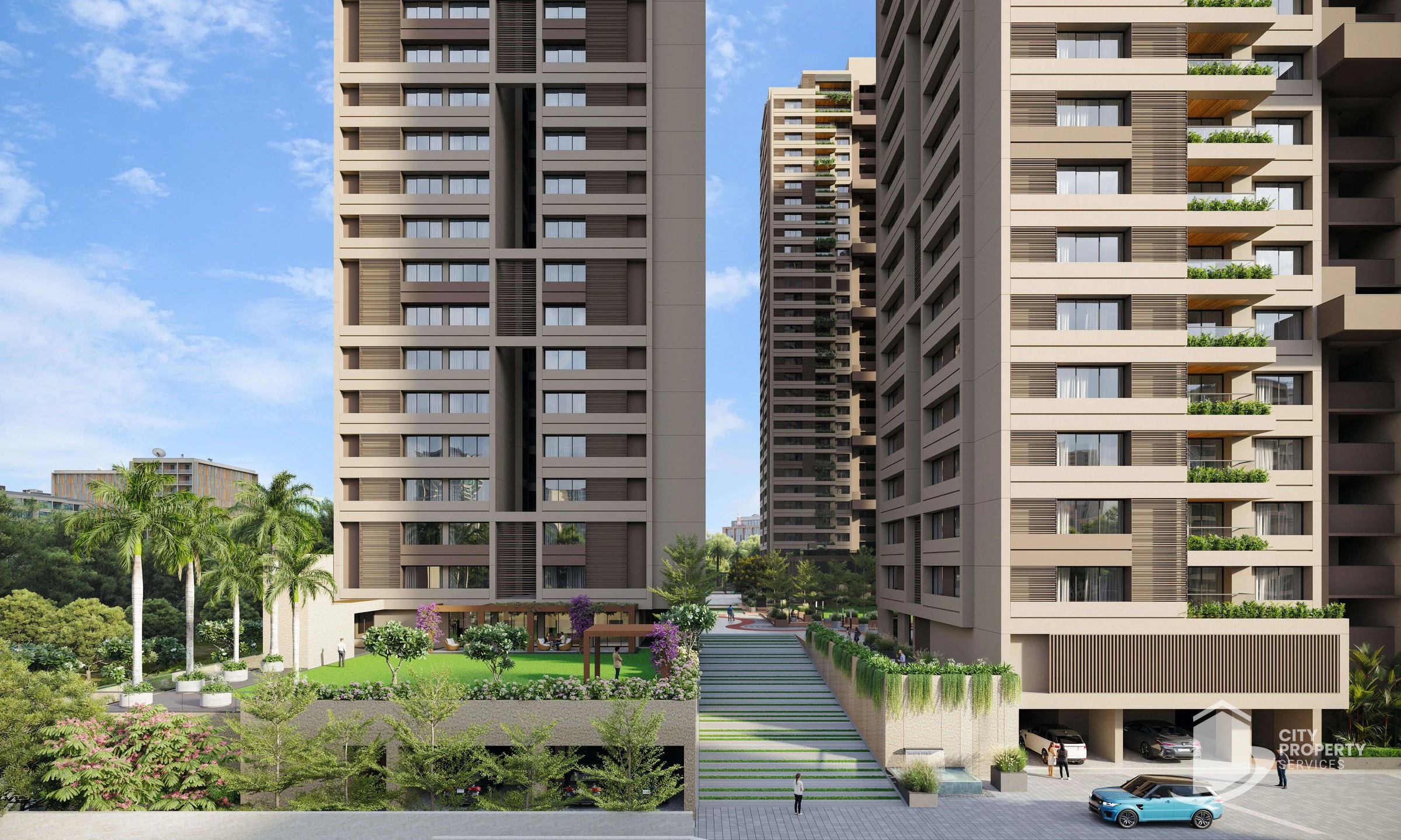 Anamika High Point, Bodakdev, exterior | City Property Services