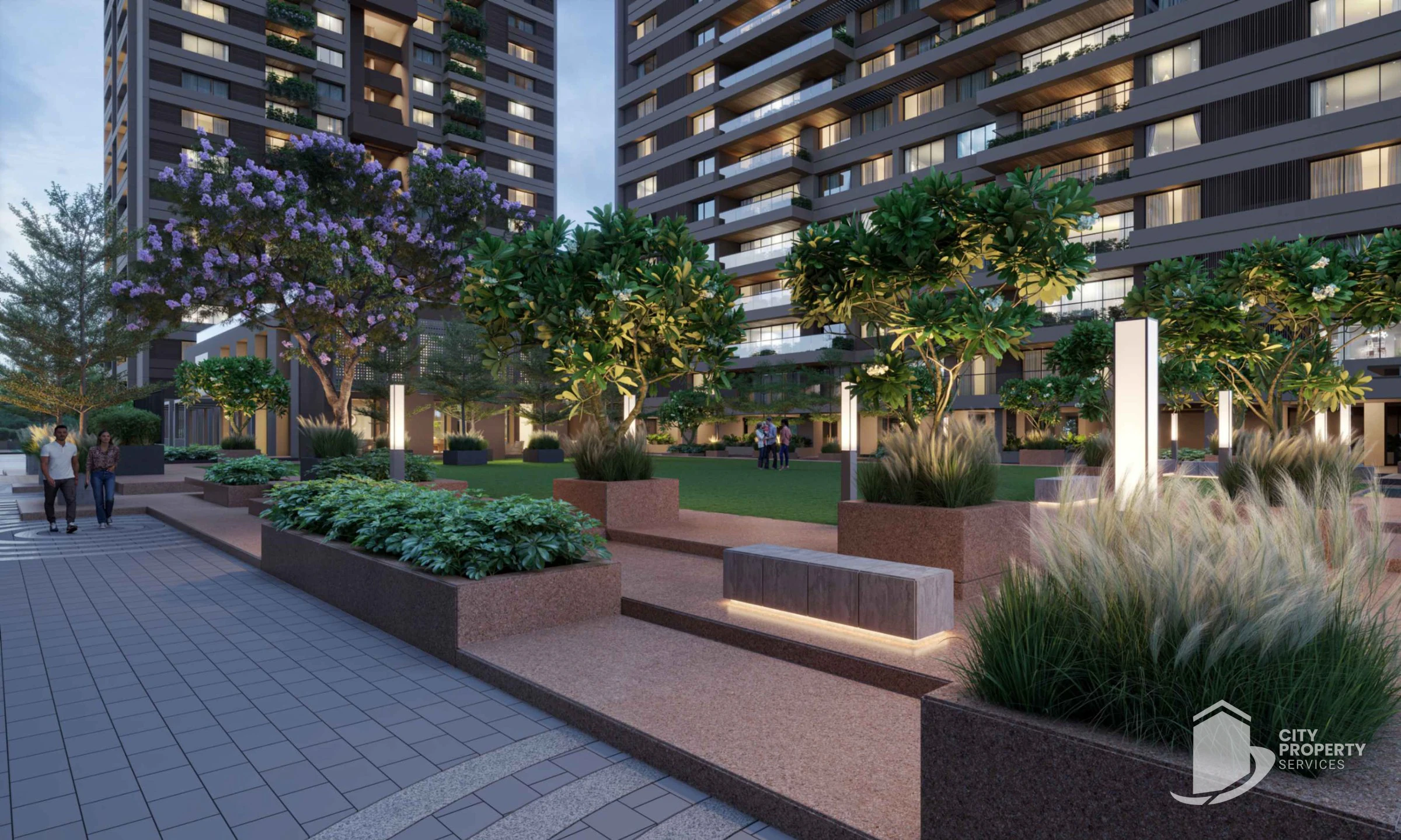 Anamika High Point, Bodakdev, landscape | City Property Services