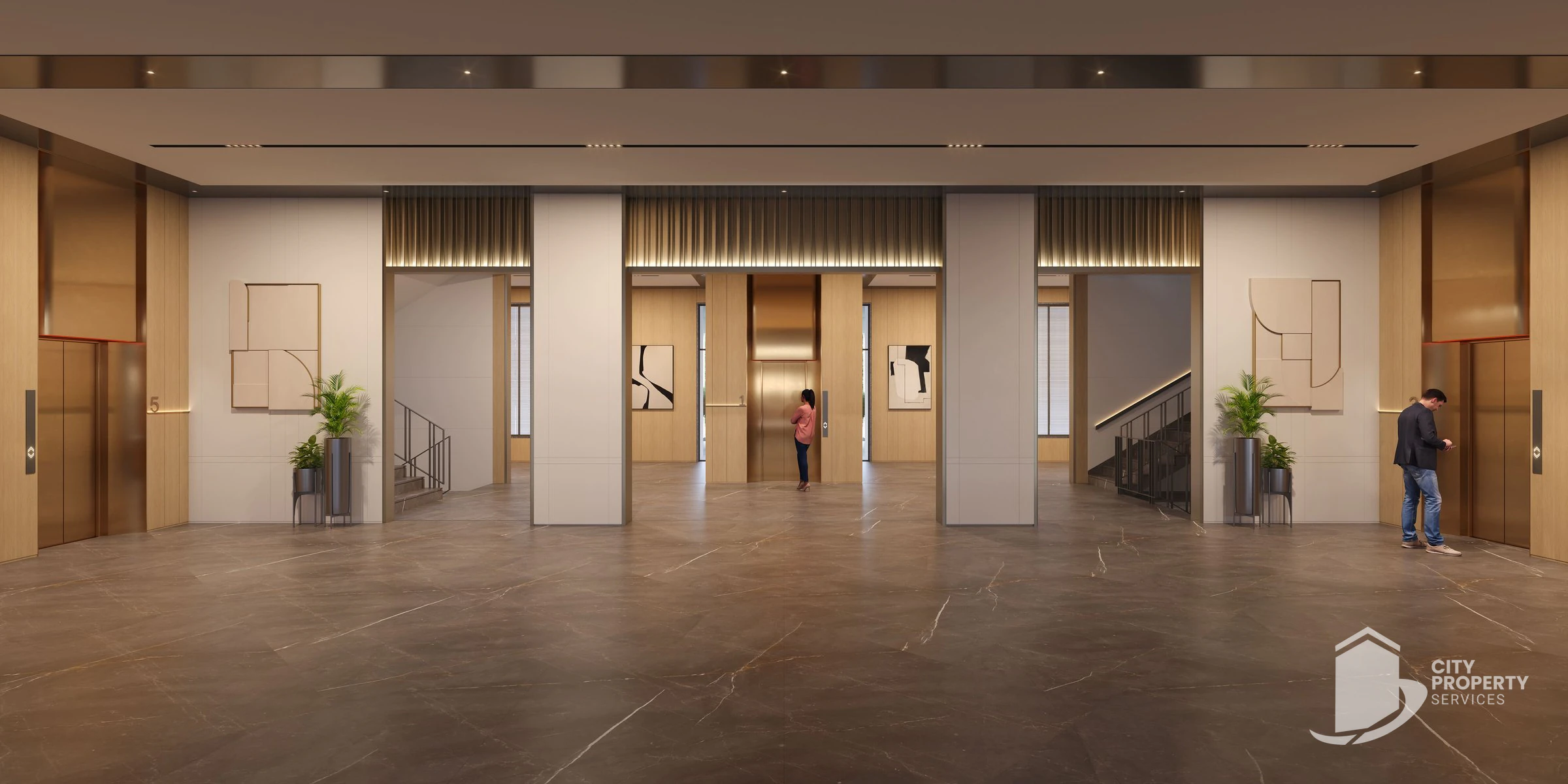 Anamika High Point, Bodakdev, lobby | City Property Services