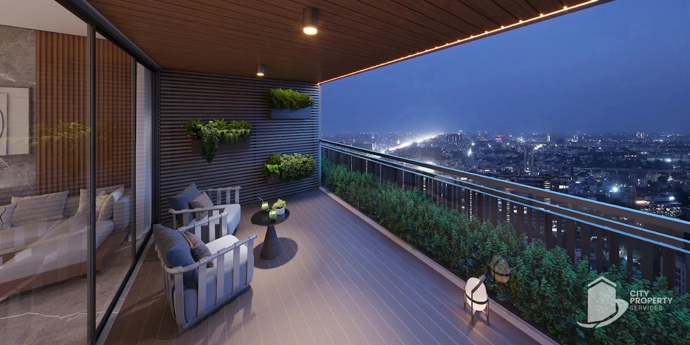 Anamika High Point, Bodakdev, balcony | City Property Services