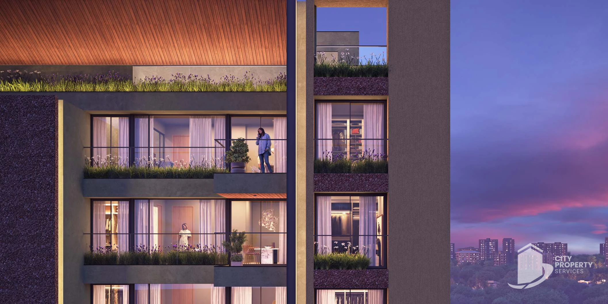 Anand Avyam, Thaltej, night view | City Property Services