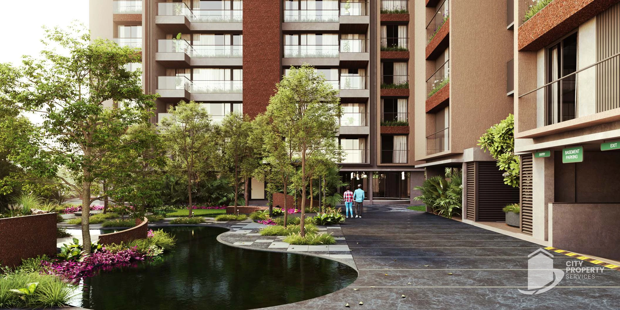 Anand Avyam, Thaltej, landscape | City Property Services