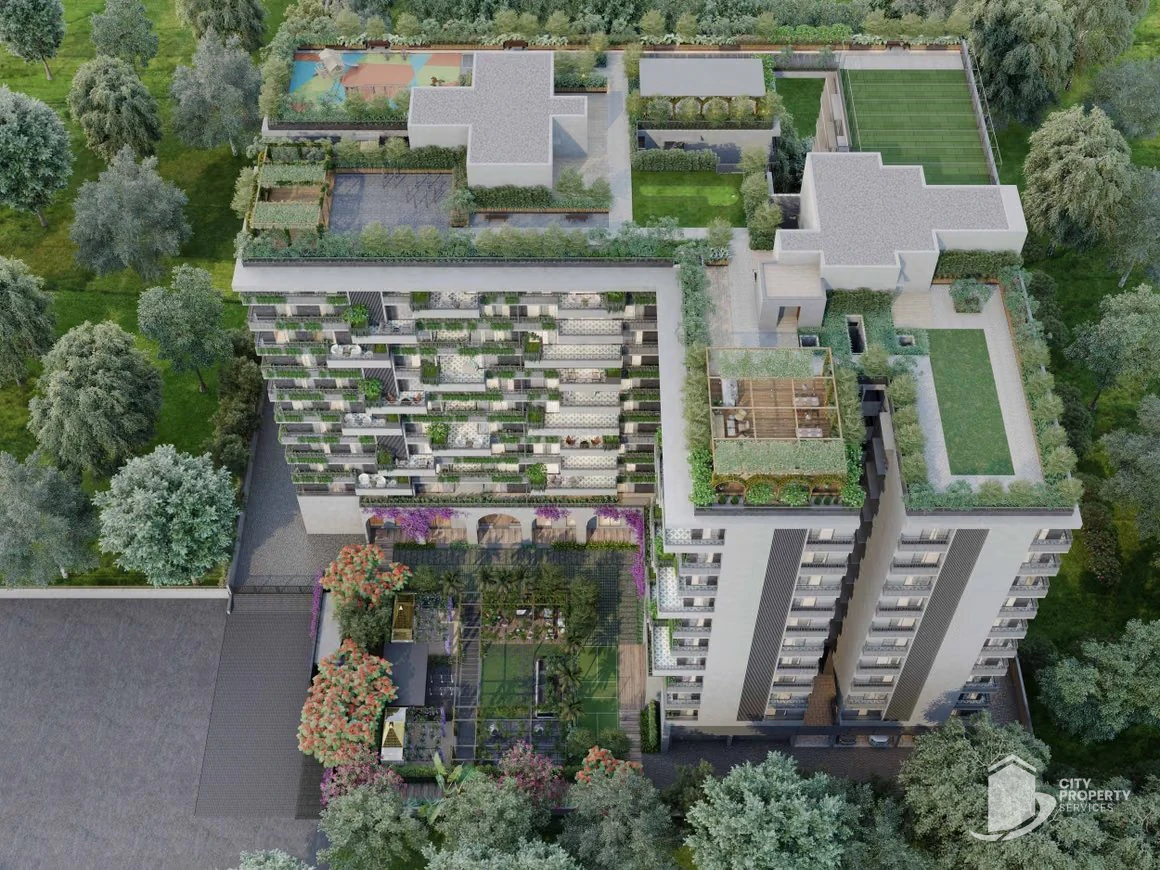 Anantara Alpines, Thaltej, aerial view | City Property Services