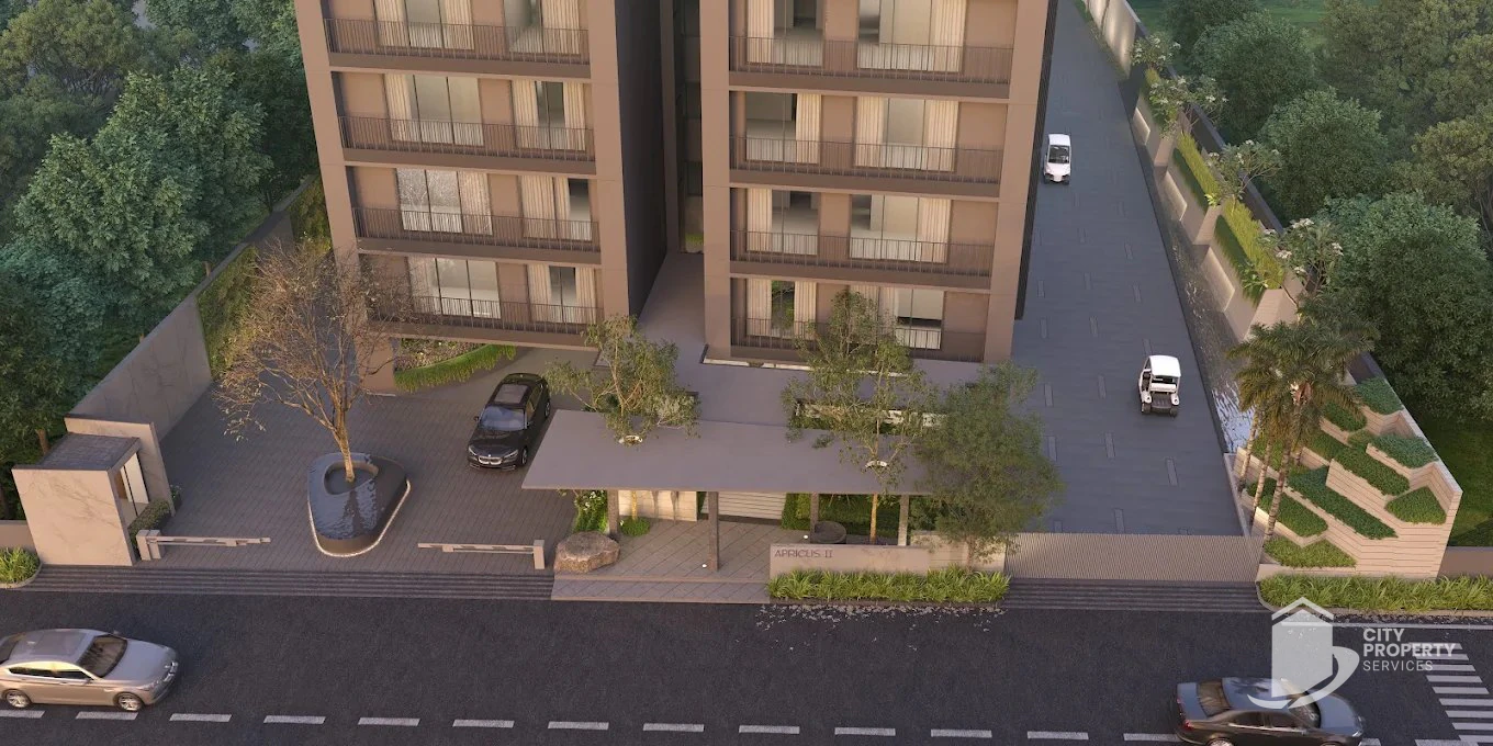 Apricus II, Thaltej, aerial view | City Property Services