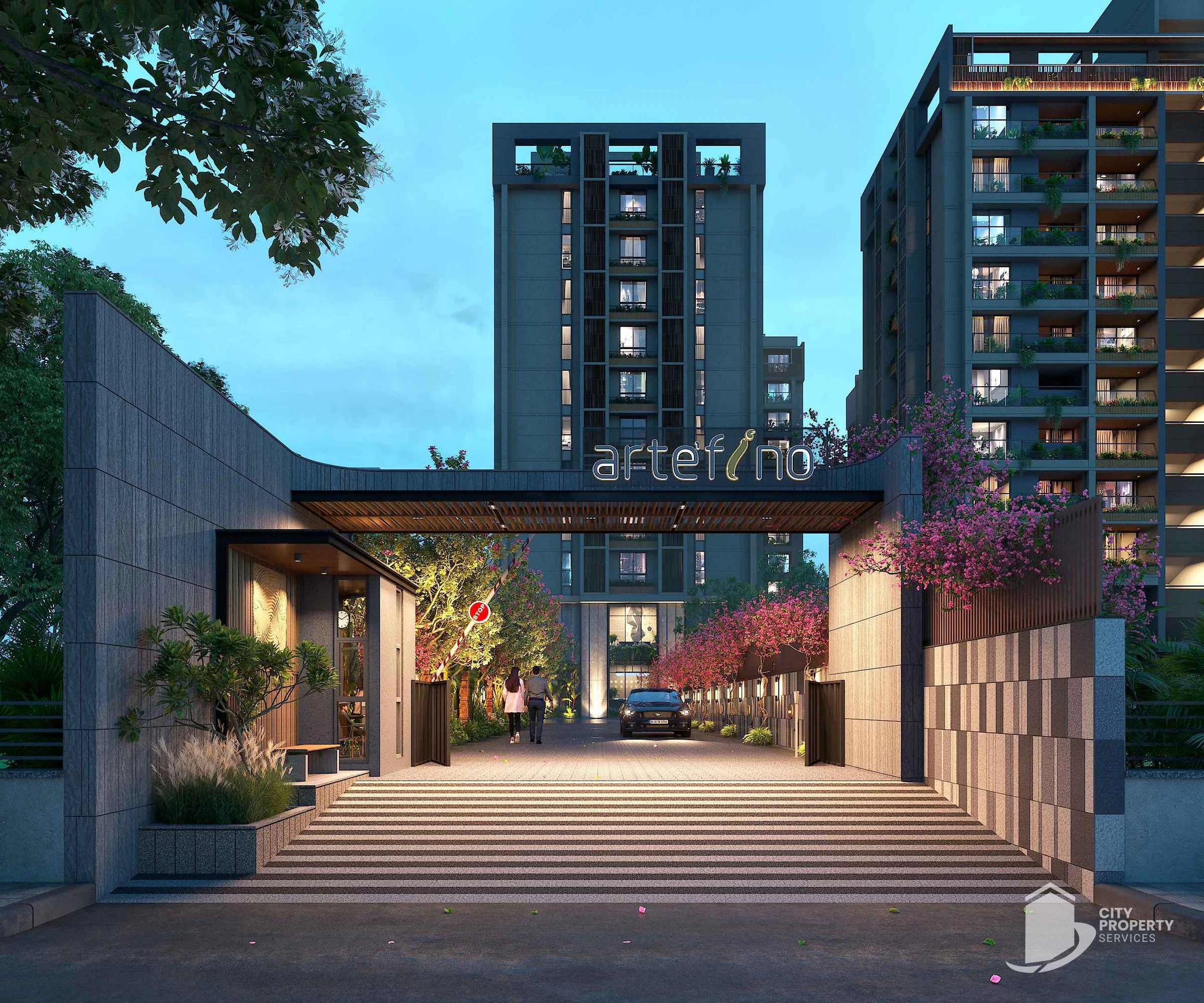 Artefino, Thaltej, entrance | City Property Services