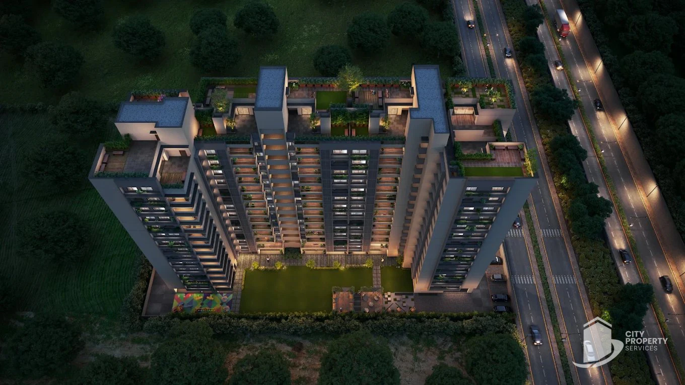 Atlantis Elevate, Vaishnodevi Circle, aerial view | City Property Services