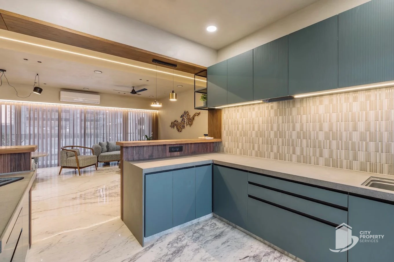 Atlantis Elevate, Vaishnodevi Circle, kitchen | City Property Services